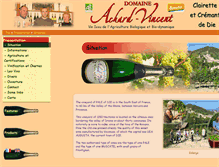 Tablet Screenshot of domaine-achard-vincent.com